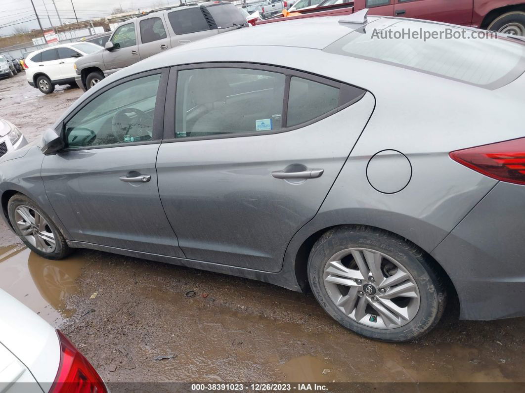 2019 Hyundai Elantra Sel Gray vin: KMHD84LF0KU762138