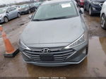 2019 Hyundai Elantra Sel Gray vin: KMHD84LF0KU762138