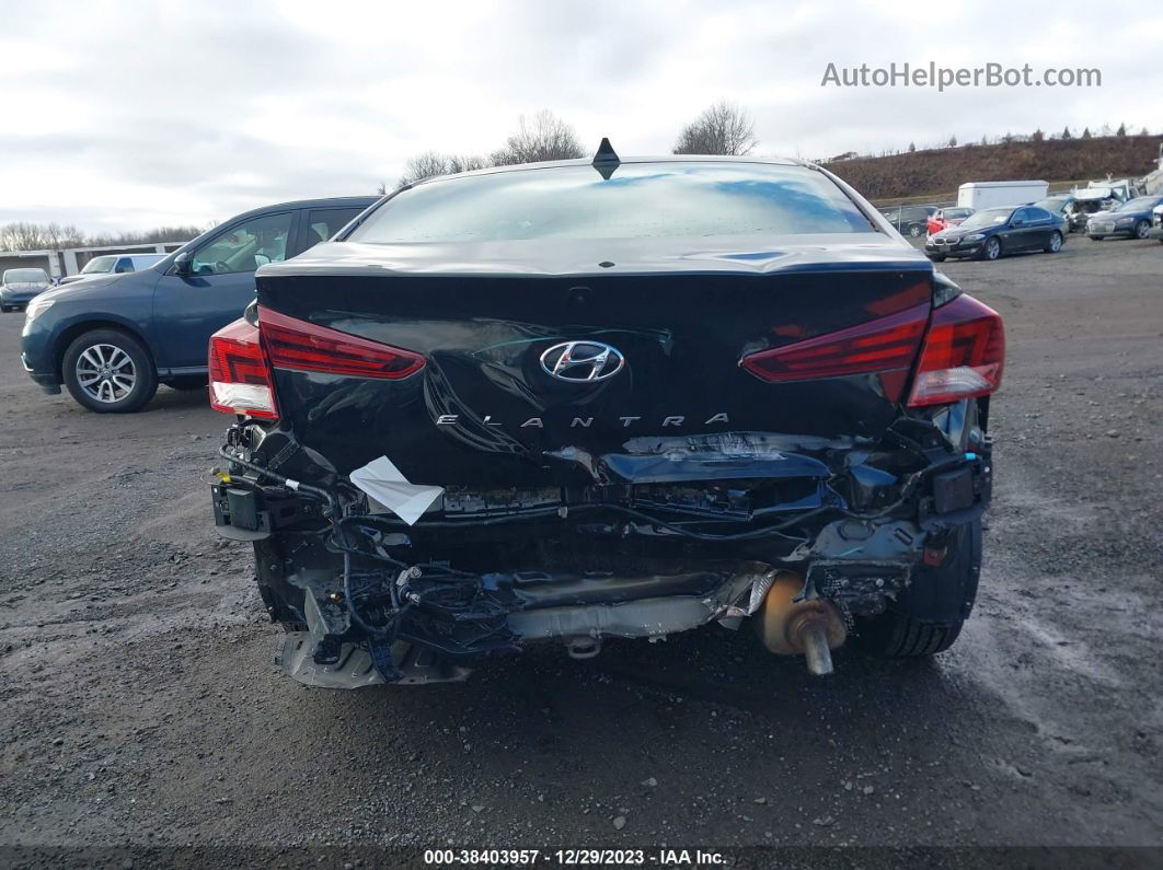 2019 Hyundai Elantra Value Edition Black vin: KMHD84LF0KU846864