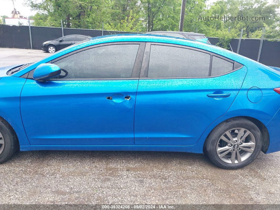 2017 Hyundai Elantra Se Синий vin: KMHD84LF1HU192577