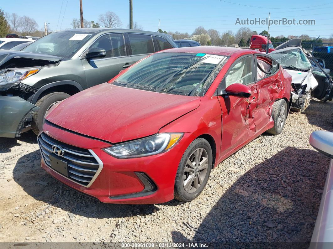 2017 Hyundai Elantra Se Red vin: KMHD84LF1HU229823