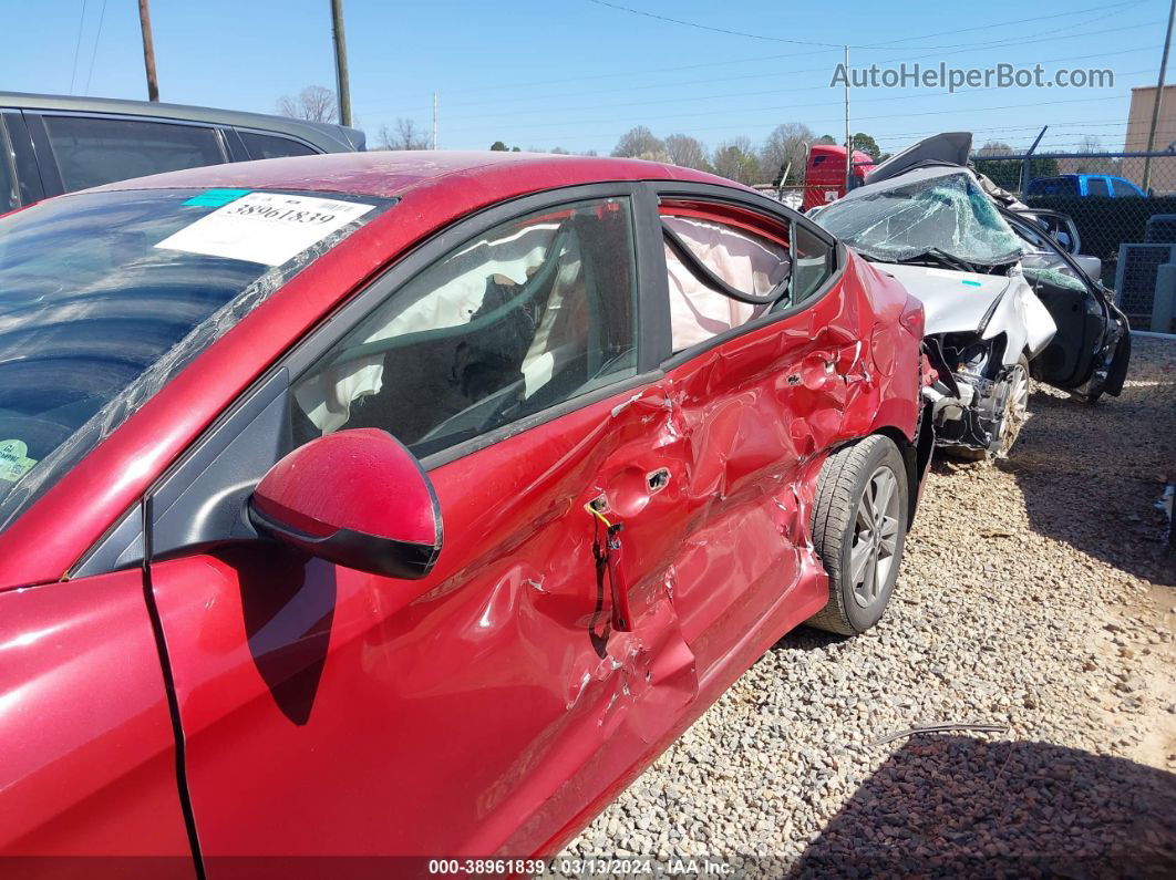 2017 Hyundai Elantra Se Red vin: KMHD84LF1HU229823