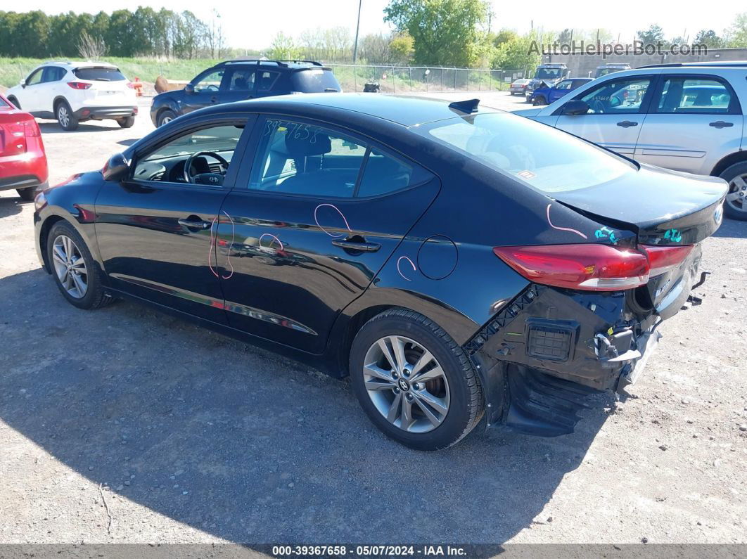 2017 Hyundai Elantra Value Edition Black vin: KMHD84LF1HU351856