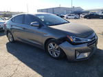 2019 Hyundai Elantra Sel Gray vin: KMHD84LF1KU736700