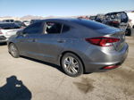 2019 Hyundai Elantra Sel Gray vin: KMHD84LF1KU736700