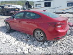 2019 Hyundai Elantra Sel Red vin: KMHD84LF1KU768837