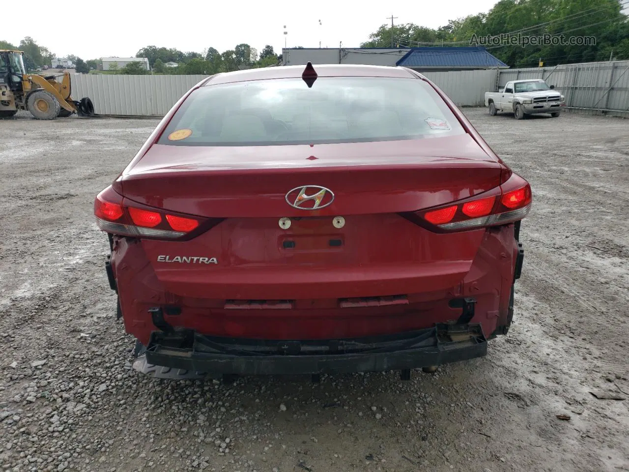 2017 Hyundai Elantra Se Red vin: KMHD84LF2HU142285