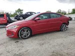 2017 Hyundai Elantra Se Red vin: KMHD84LF2HU142285