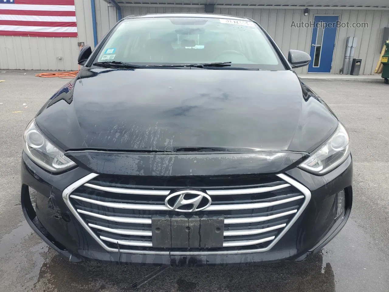 2017 Hyundai Elantra Se Black vin: KMHD84LF2HU261308