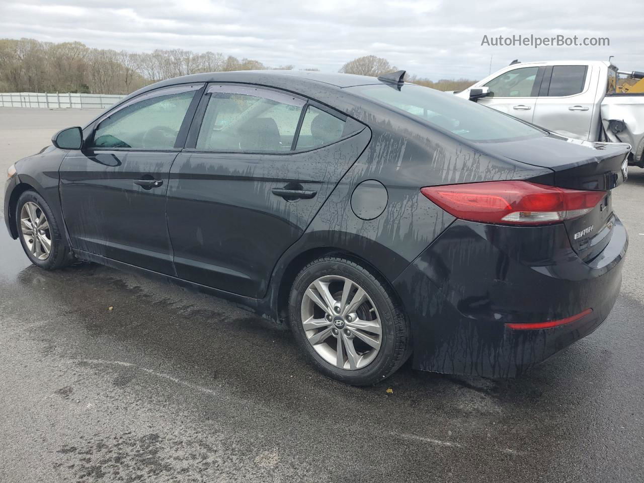 2017 Hyundai Elantra Se Black vin: KMHD84LF2HU261308