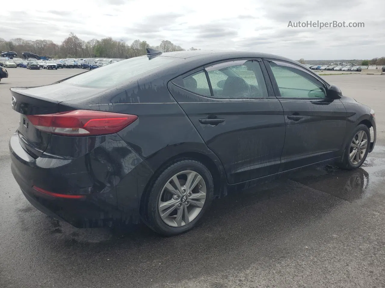 2017 Hyundai Elantra Se Black vin: KMHD84LF2HU261308