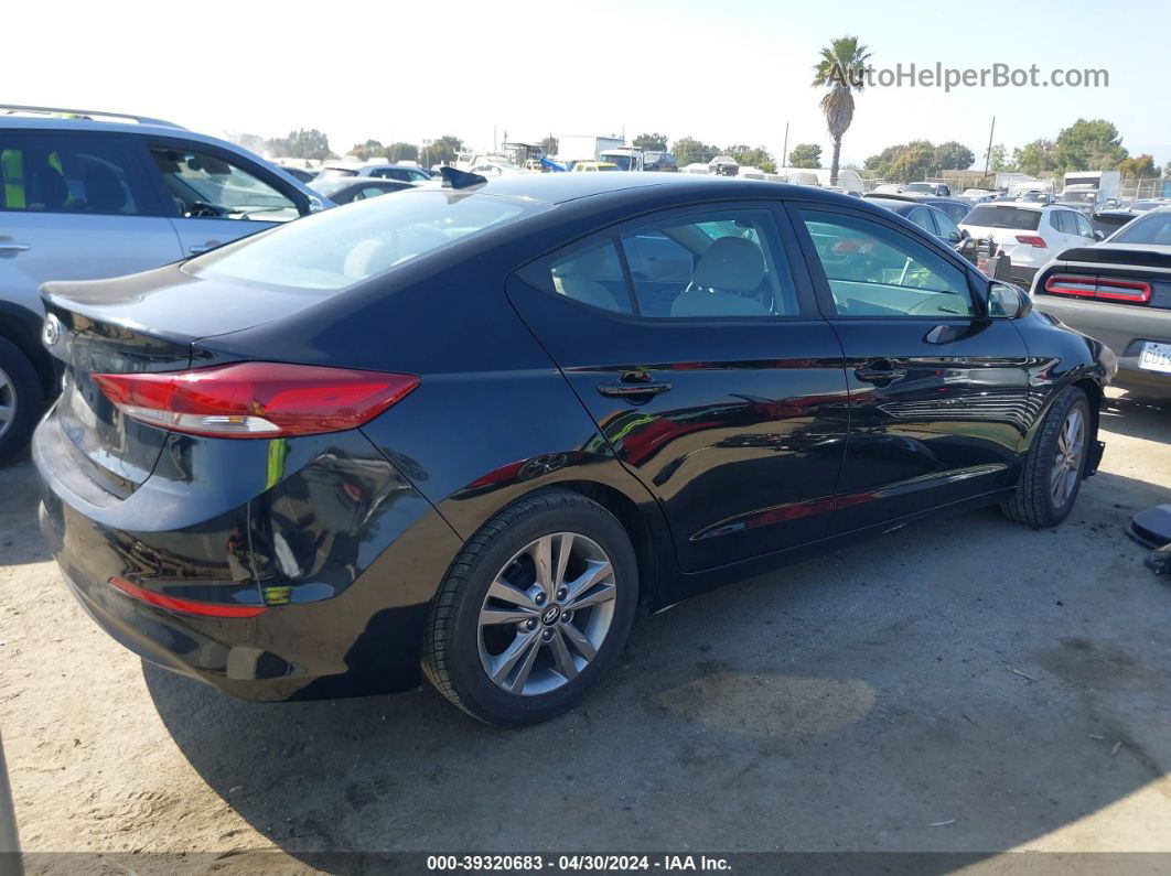 2017 Hyundai Elantra Se Черный vin: KMHD84LF2HU431778