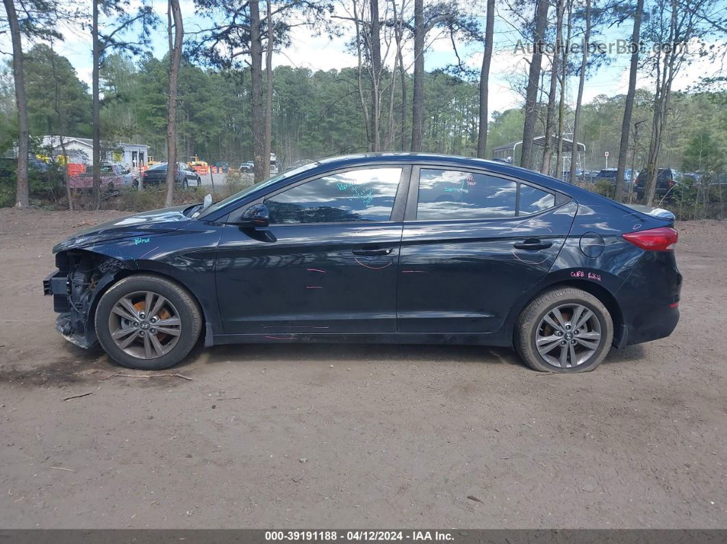 2018 Hyundai Elantra Sel Black vin: KMHD84LF2JU449283