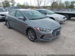 2018 Hyundai Elantra Sel Gray vin: KMHD84LF2JU450952