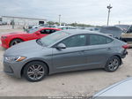 2018 Hyundai Elantra Sel Gray vin: KMHD84LF2JU450952