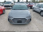 2018 Hyundai Elantra Sel Gray vin: KMHD84LF2JU450952