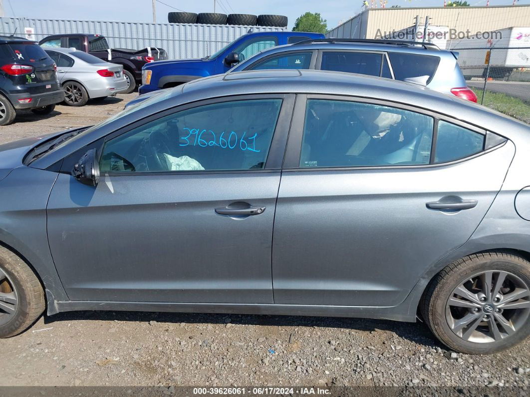 2018 Hyundai Elantra Value Edition Silver vin: KMHD84LF2JU496622