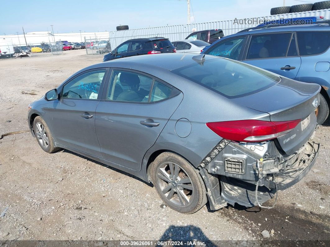 2018 Hyundai Elantra Value Edition Silver vin: KMHD84LF2JU496622