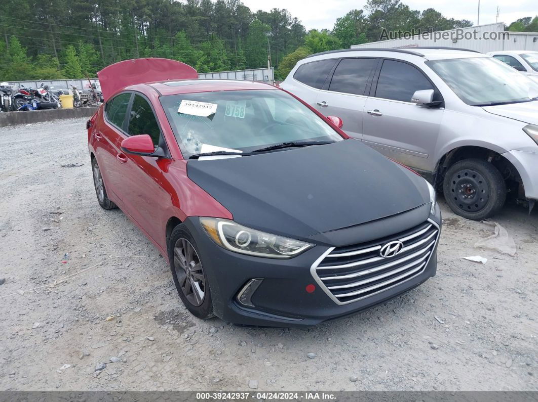 2018 Hyundai Elantra Value Edition Красный vin: KMHD84LF2JU547844