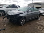 2018 Hyundai Elantra Sel Gray vin: KMHD84LF2JU555698