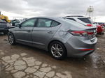 2018 Hyundai Elantra Sel Gray vin: KMHD84LF2JU555698