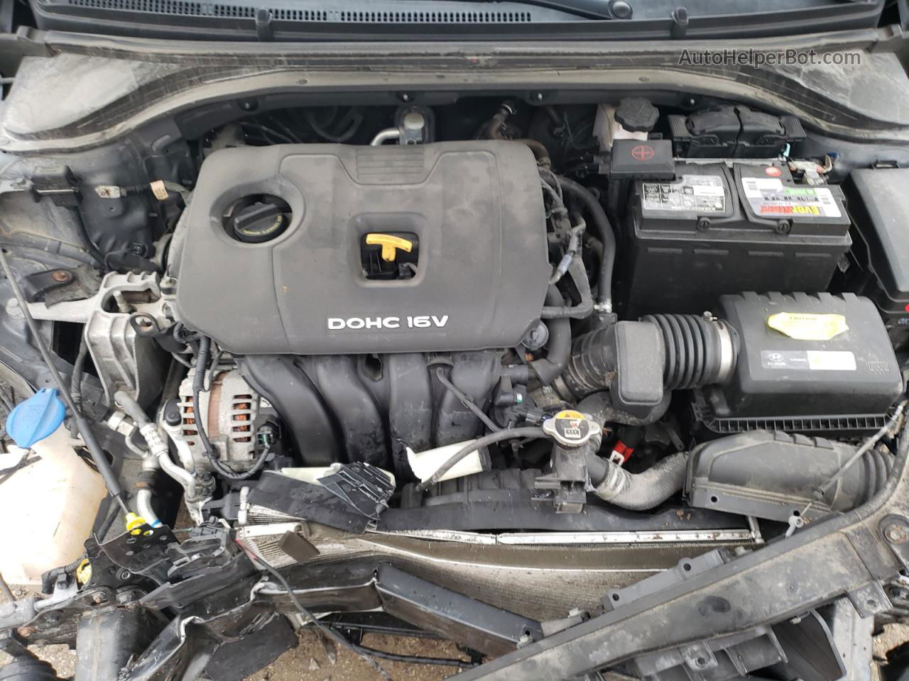 2018 Hyundai Elantra Sel Gray vin: KMHD84LF2JU555698