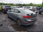 2018 Hyundai Elantra Value Edition Gray vin: KMHD84LF2JU556723