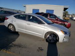 2019 Hyundai Elantra Sel Silver vin: KMHD84LF2KU742215