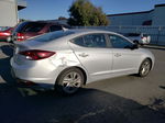 2019 Hyundai Elantra Sel Silver vin: KMHD84LF2KU742215