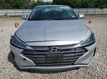 2019 Hyundai Elantra Sel Silver vin: KMHD84LF2KU773061