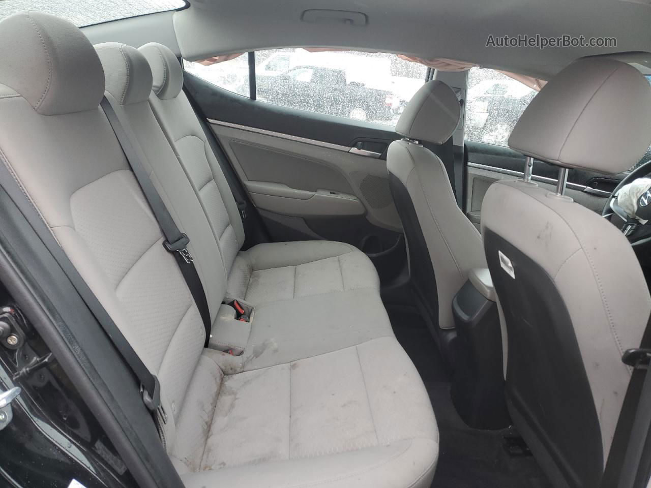 2019 Hyundai Elantra Sel Черный vin: KMHD84LF2KU855713