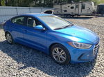 2017 Hyundai Elantra Se Blue vin: KMHD84LF3HU103267