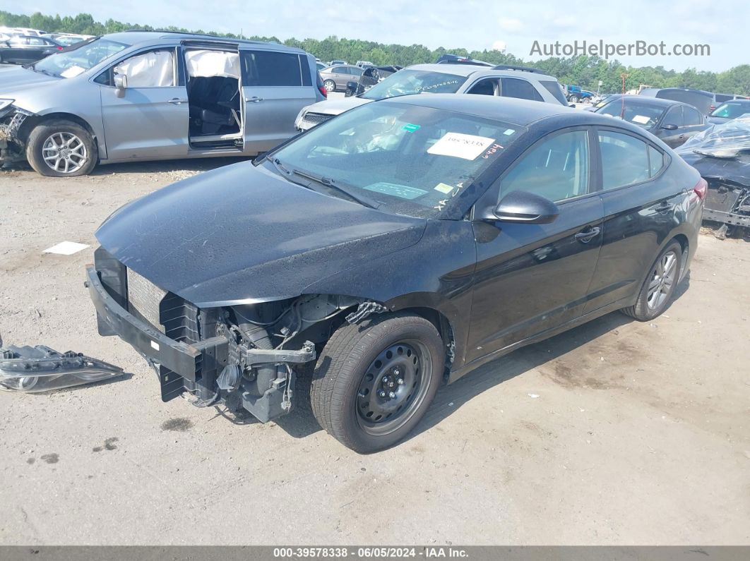 2017 Hyundai Elantra Se Black vin: KMHD84LF3HU156437