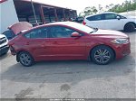 2017 Hyundai Elantra Se Red vin: KMHD84LF3HU425391