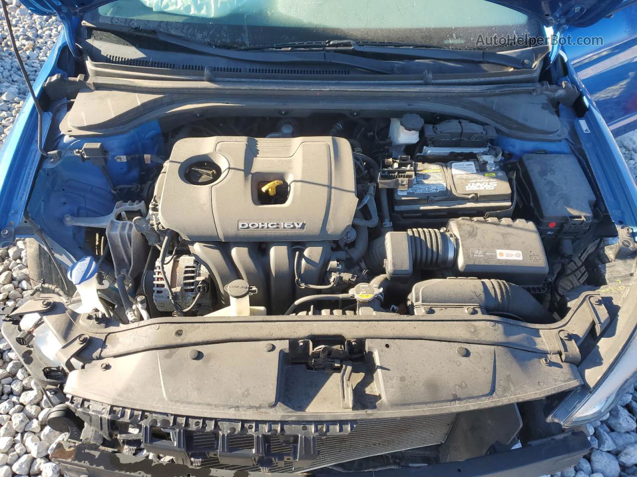 2018 Hyundai Elantra Sel Blue vin: KMHD84LF3JU606657