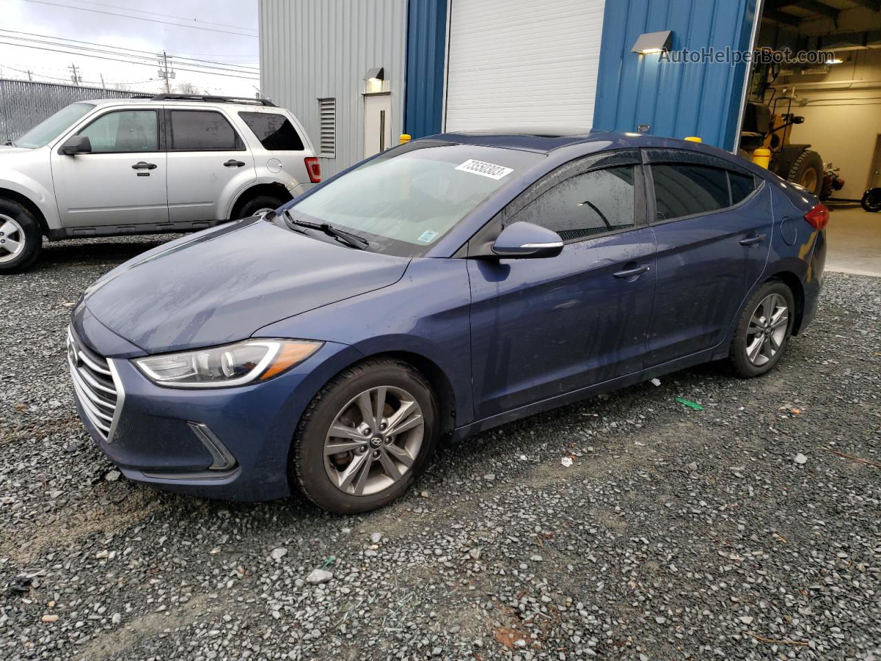 2018 Hyundai Elantra Sel Purple vin: KMHD84LF3JU651078