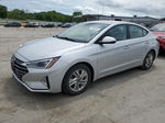 2019 Hyundai Elantra Sel Silver vin: KMHD84LF3KU887991