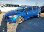 2017 Hyundai Elantra Se Blue vin: KMHD84LF4HU060669