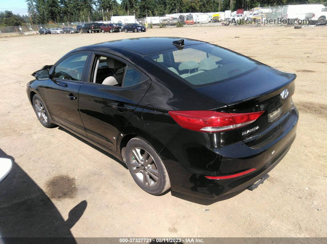 2017 Hyundai Elantra Se Черный vin: KMHD84LF4HU161758