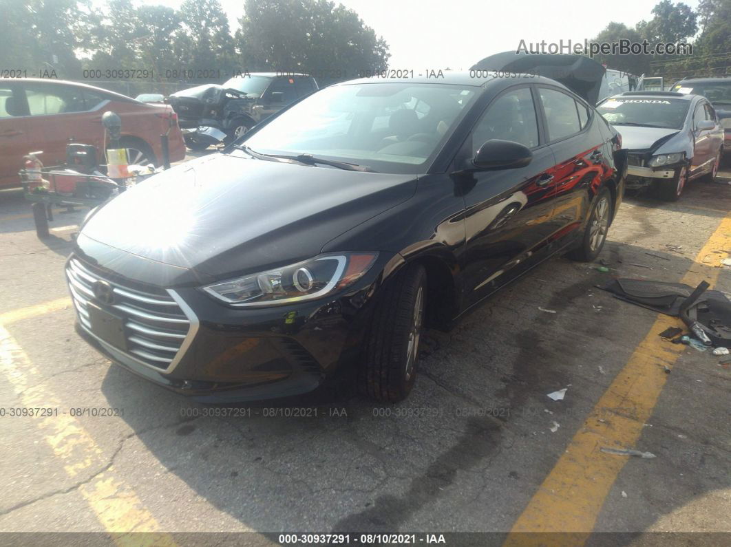 2017 Hyundai Elantra Se Black vin: KMHD84LF4HU164434