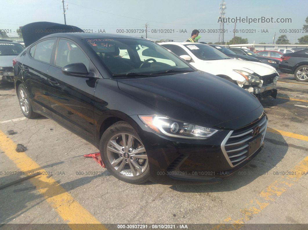 2017 Hyundai Elantra Se Black vin: KMHD84LF4HU164434