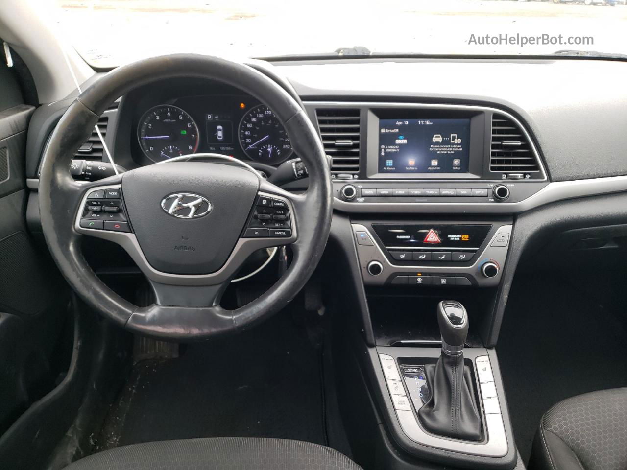 2017 Hyundai Elantra Se Silver vin: KMHD84LF4HU270429