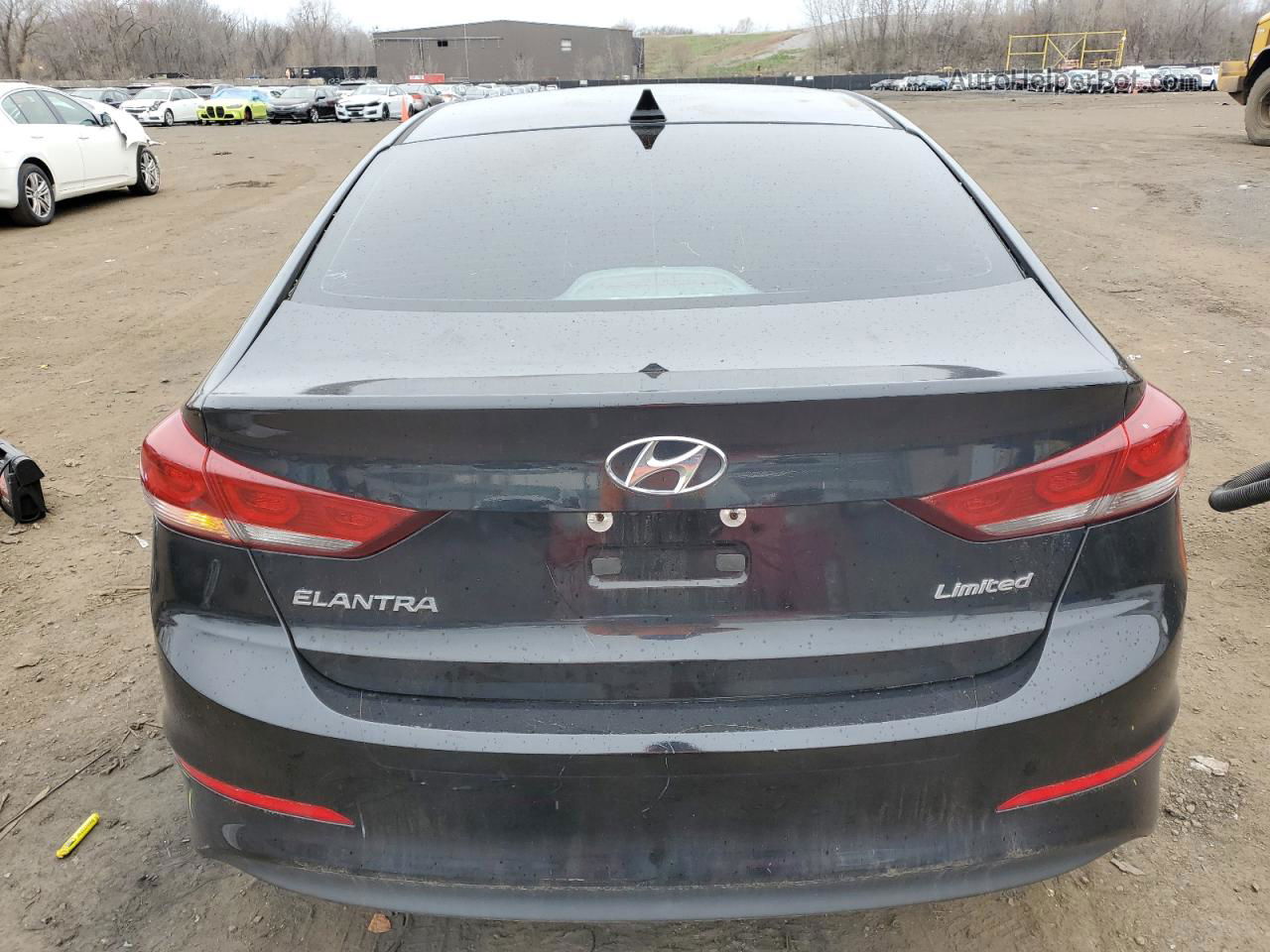 2017 Hyundai Elantra Se Черный vin: KMHD84LF4HU281592