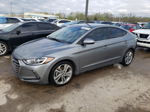 2017 Hyundai Elantra Se Серый vin: KMHD84LF4HU282421