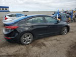 2017 Hyundai Elantra Se Black vin: KMHD84LF4HU307334