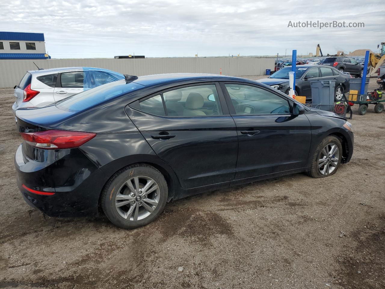 2017 Hyundai Elantra Se Black vin: KMHD84LF4HU307334