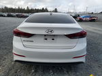 2018 Hyundai Elantra Sel White vin: KMHD84LF4JU482575