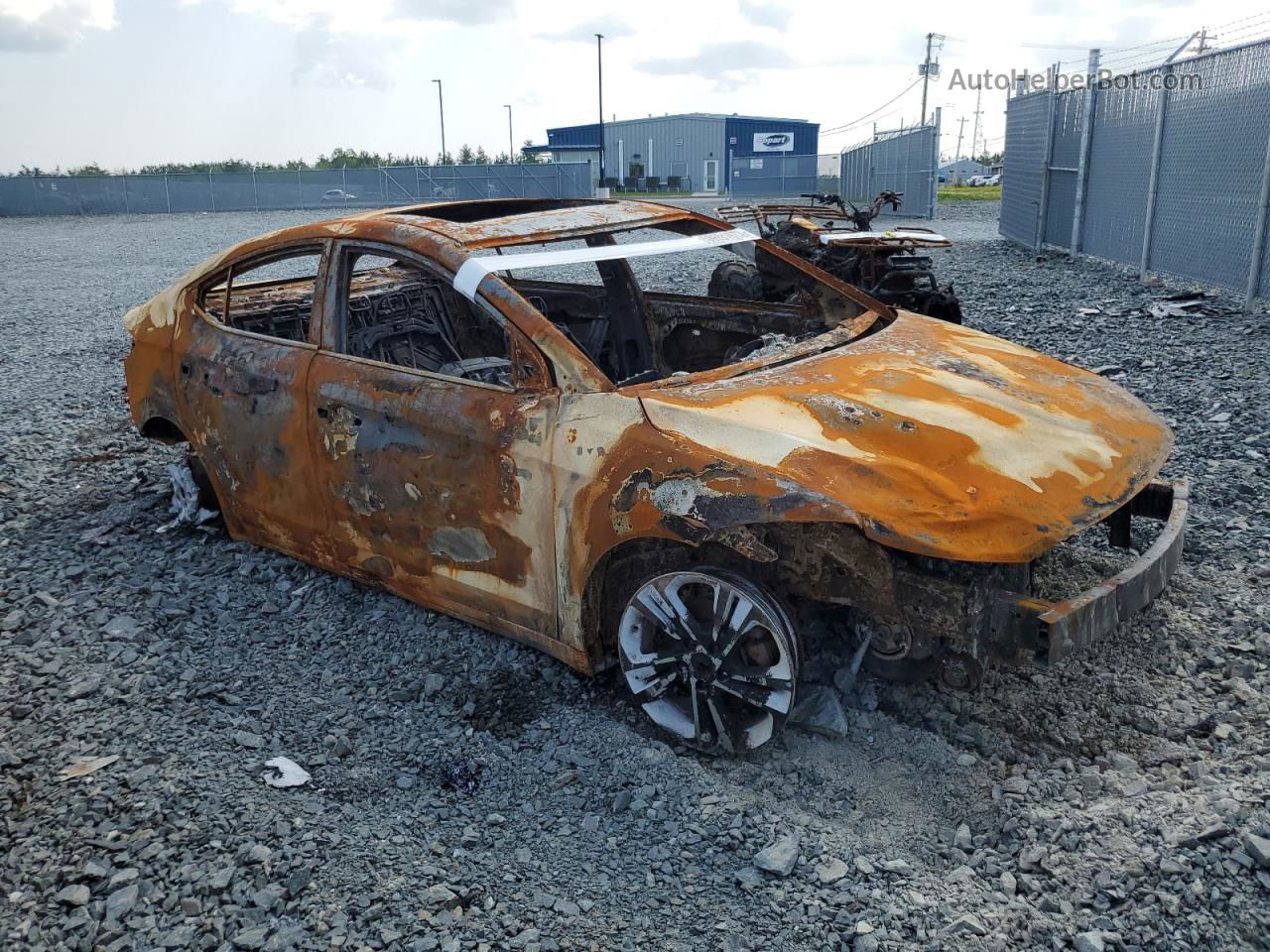 2018 Hyundai Elantra Sel Burn vin: KMHD84LF4JU522069