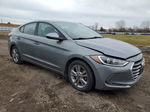 2018 Hyundai Elantra Sel Gray vin: KMHD84LF4JU560434