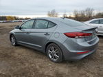 2018 Hyundai Elantra Sel Gray vin: KMHD84LF4JU560434